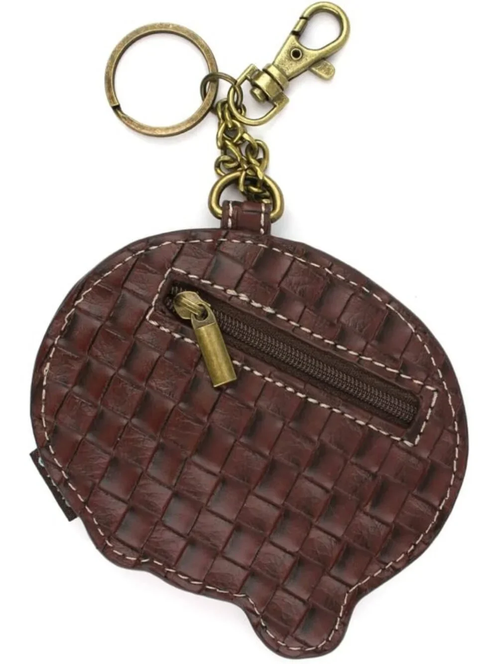 Chic Women's Decorative Key Fob & Coin Purse - Fun Donut Design Accessory